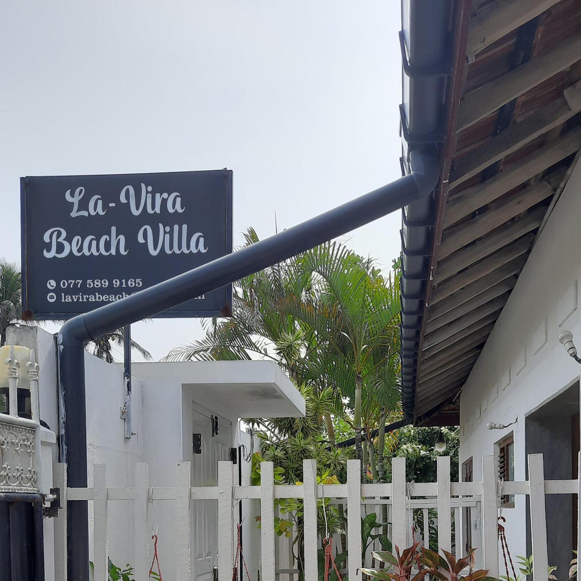La-Vira Beach Villa Hikkaduwa Zimmer foto